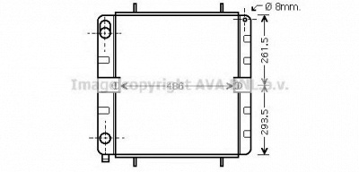 AVA QUALITY COOLING vw2032 -  Радиатор, охлаждение двигателя